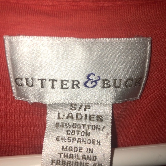 - Cutter and Buck sleeveless polo style , “sawgrass”, orange, excellent co… - Picture 3 of 4